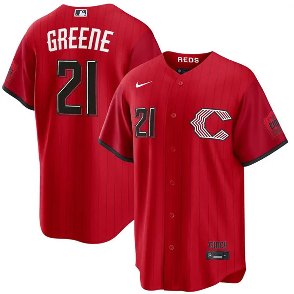 Youth Cincinnati Reds #21 Hunter Greene Nike 2026 All-Red City Connect Limited Jersey