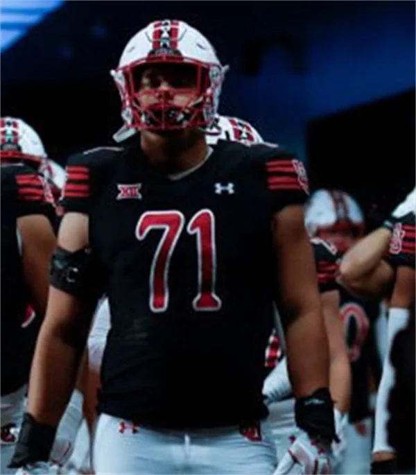 Utah Utes #71 Caleb Lomu 2025 XII Black Retro College Football Throwback Jersey