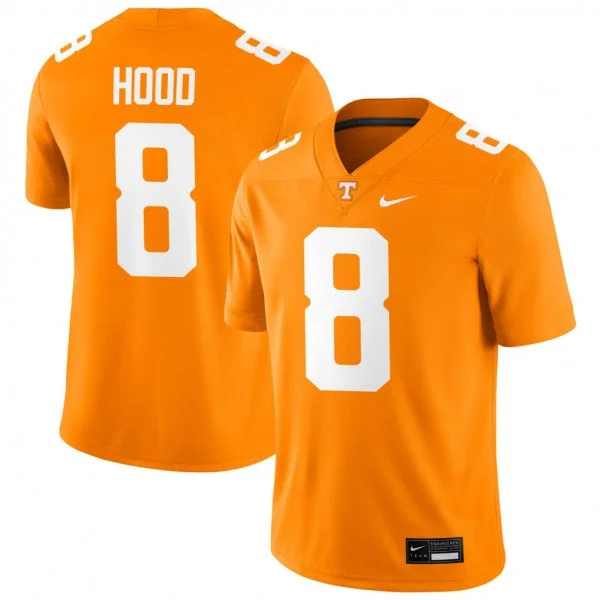 Tennessee Volunteers #8 Colton Hood Orange College Football Game Jersey