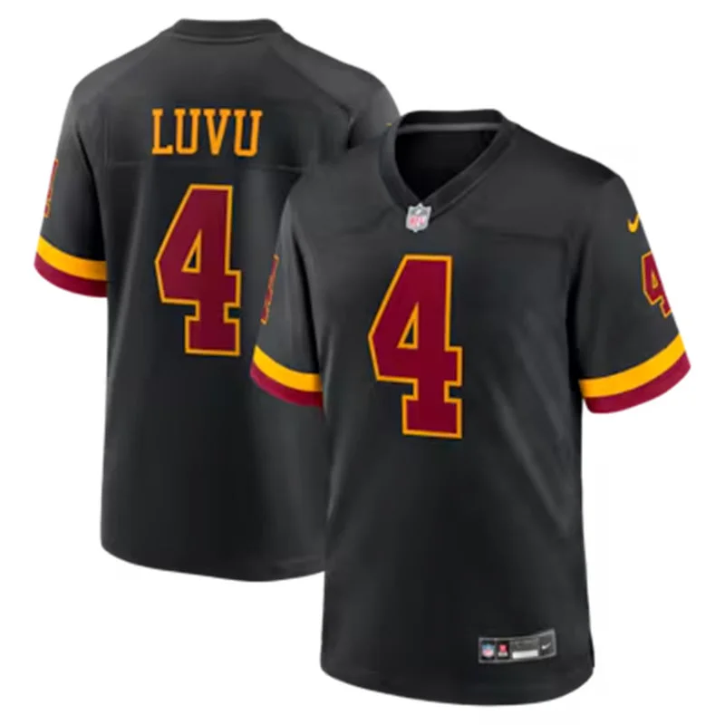 Mens Washington Commanders #4 Frankie Luvu 2026 Black Alternate Vapor F.U.S.E.Limited Jersey
