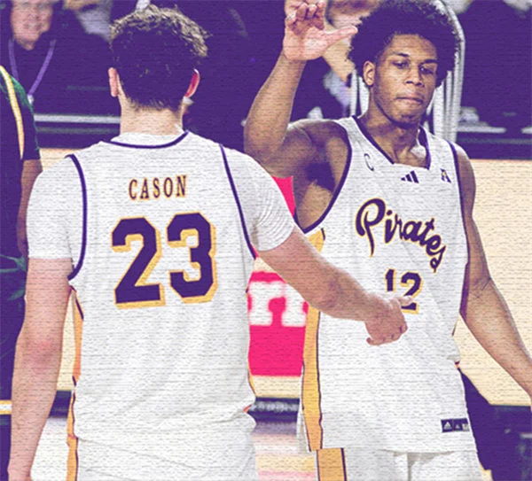 East Carolina Pirates Custom 2026 White Basketball Game Jersey