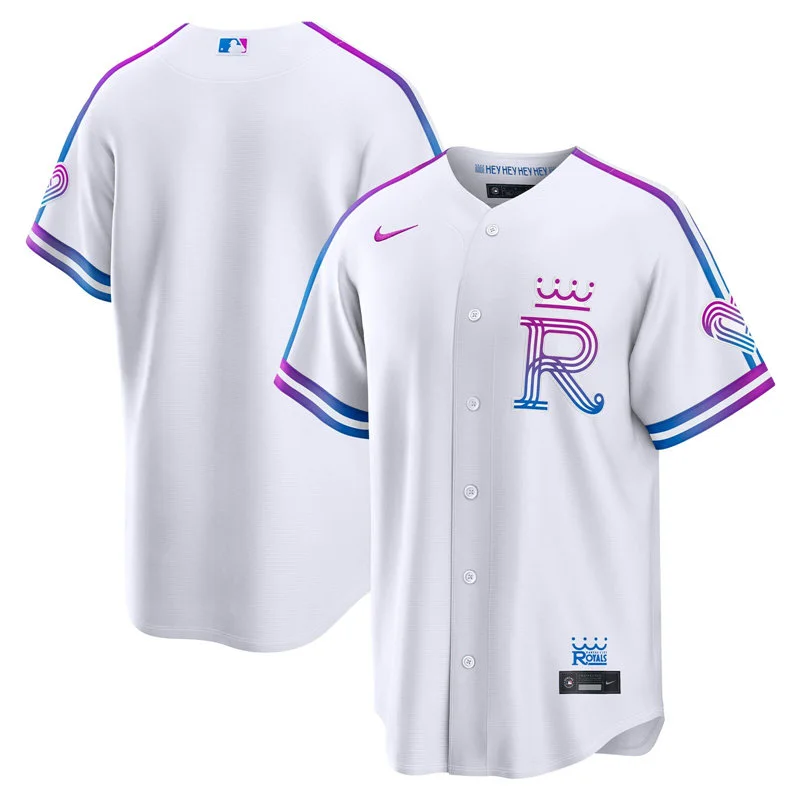 Womens Kansas City Royals Blank 2026 White Forever Fountains City Connect Stadium Jersey