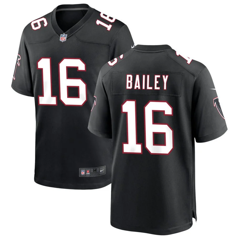 Men's Atlanta Falcons #16 Jake Bailey Nike Black Throwback Vapor F.U.S.E. Limited Jersey