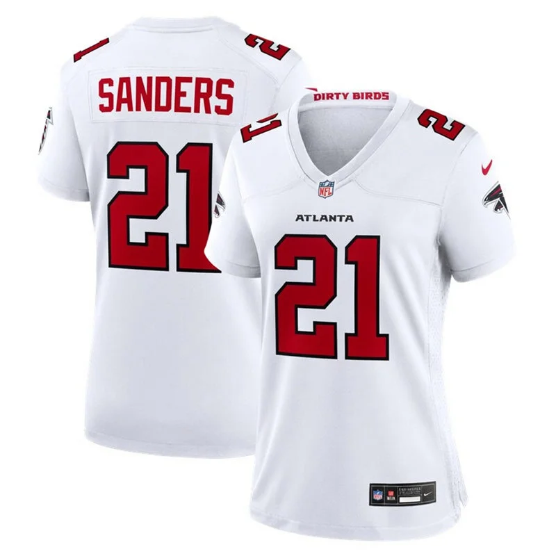 Women's Atlanta Falcons #21 Deion Sanders Nike 2026 White Limited Jersey