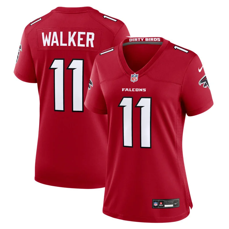Women's Atlanta Falcons #11 Jalon Walker Nike 2026 Red Alternate Limited Jersey