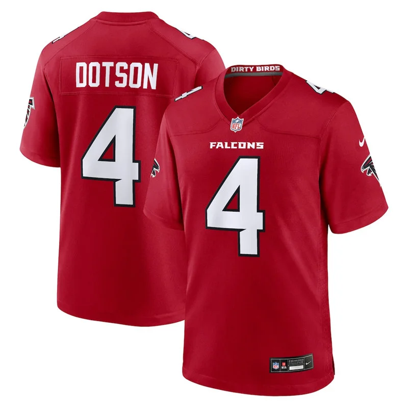 Youth Atlanta Falcons #4 Jahan Dotson Nike 2026 Red Alternate Limited Jersey