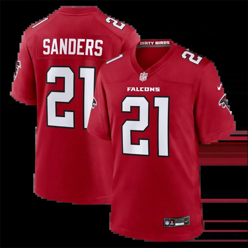 Youth Atlanta Falcons Retired Player #21 Deion Sanders Nike 2026 Red Alternate Limited Jersey