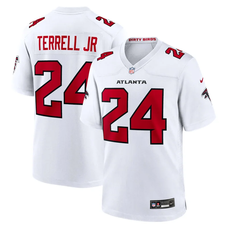 Youth Atlanta Falcons #24 A.J. Terrell Jr Nike 2026 White Limited Jersey