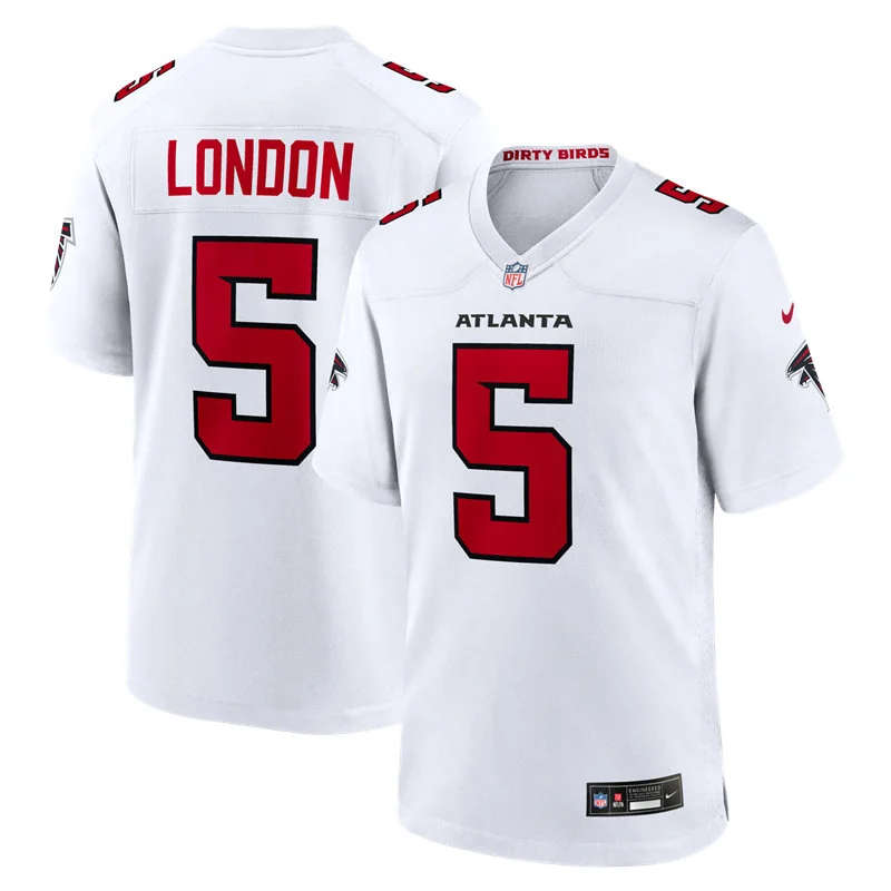 Youth Atlanta Falcons #5 Drake London Nike 2026 White Limited Jersey