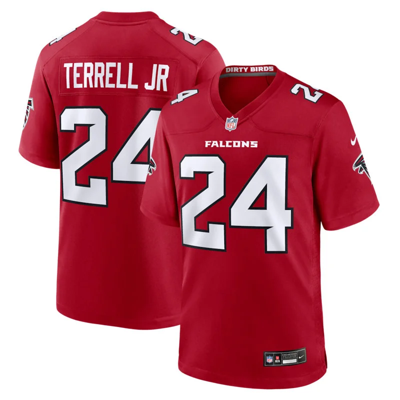 Youth Atlanta Falcons #24 A.J. Terrell Jr Nike 2026 Red Alternate Limited Jersey