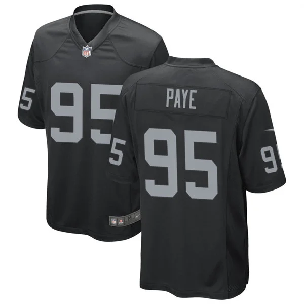 Youth Las Vegas Raiders #95 Kwity Paye Nike Black Limited Jersey