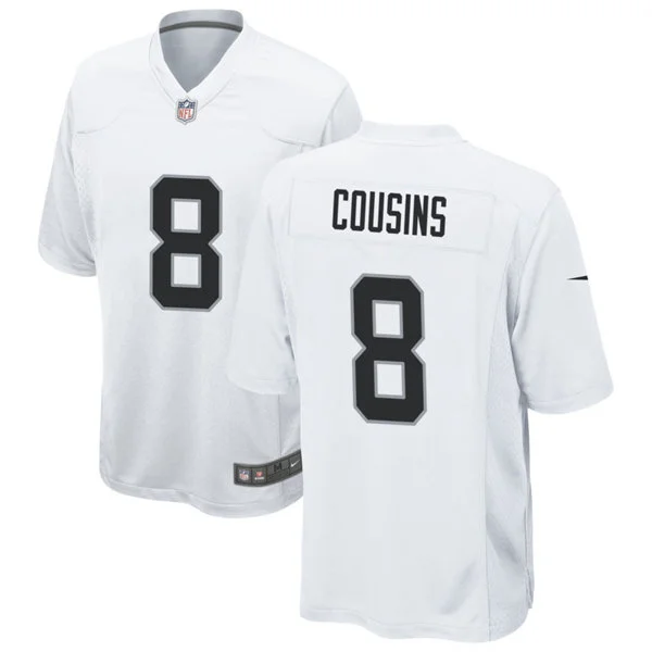 Youth Las Vegas Raiders #8 Kirk Cousins Nike White Limited Jersey