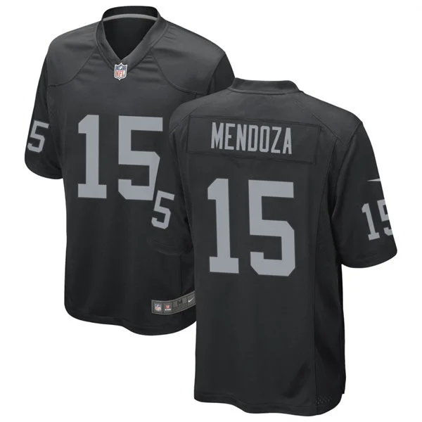 Youth Las Vegas Raiders #15 Fernando Mendoza Nike Black Limited Jersey