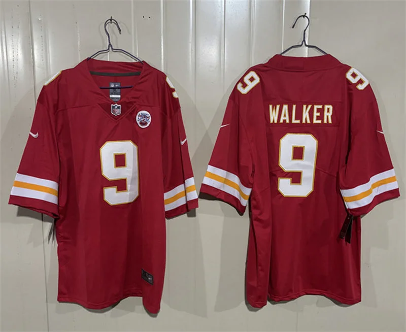 Men's Kansas City Chiefs #9 Kenneth Walker III Nike Red Vapor F.U.S.E. Limited Jersey