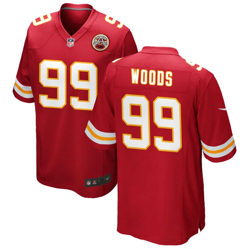 Men's Kansas City Chiefs #99 Peter Woods Nike Red Vapor F.U.S.E. Limited Jersey