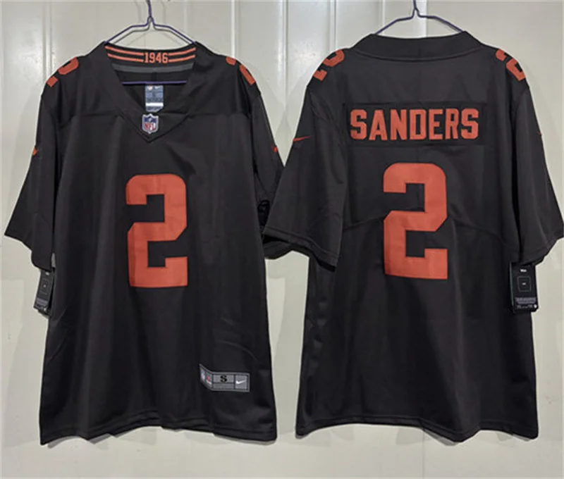 Youth Cleveland Browns #2 Shedeur Sanders Nike Brown Alternate Vapor Limited Jersey