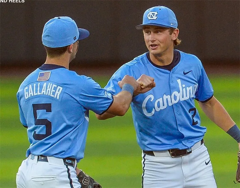 North Carolina Tar Heels Custom 2026 Blue Navy Baseball Game Jersey