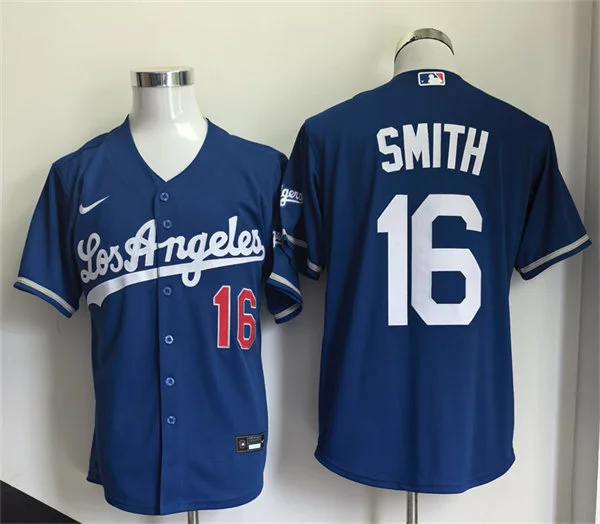 Mens Los Angeles Dodgers #16 Will Smith Nike 2026 Royal Alternate 2nd Stadium Jersey