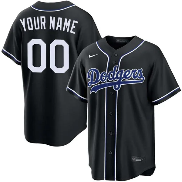 Los Angeles Dodgers Custom 2026 Black Carbon Fashion Limited Jersey