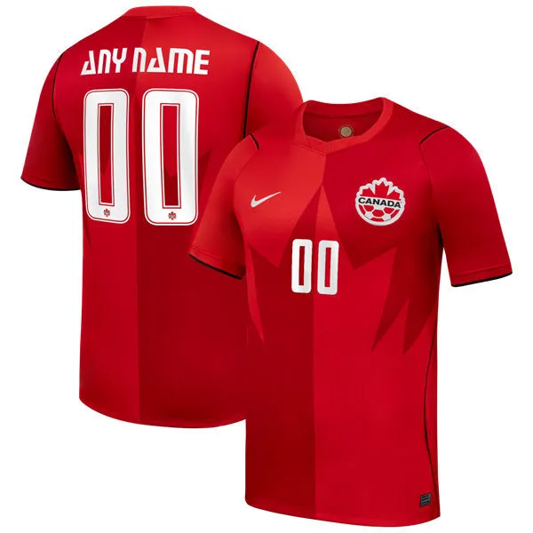 Canada Team Custom Home Red Stadium 2026 FIFA World Cup Soccer Jersey