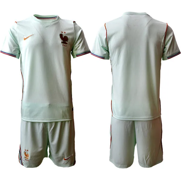 Mens France National Blank Green Away 2026 FIFA World Cup Soccer  Team Jersey