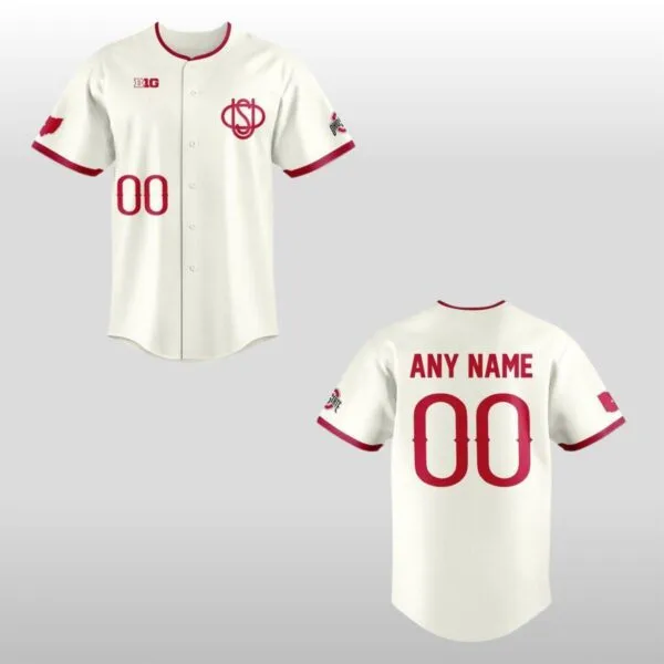 Ohio State Buckeyes Custom Nike 2026 Natural Baseball Game Jersey