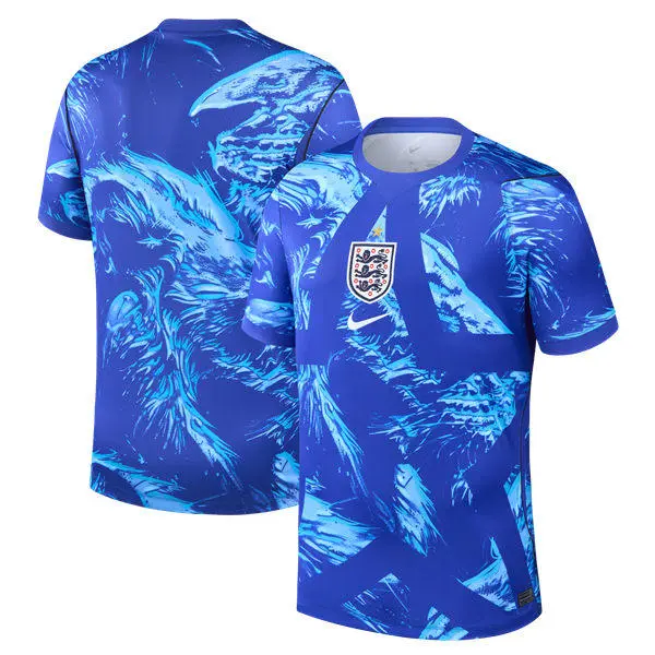 England National Team Blue 2026 FIFA World Cup Soccer Blue Goalkeeper Stadium Jersey