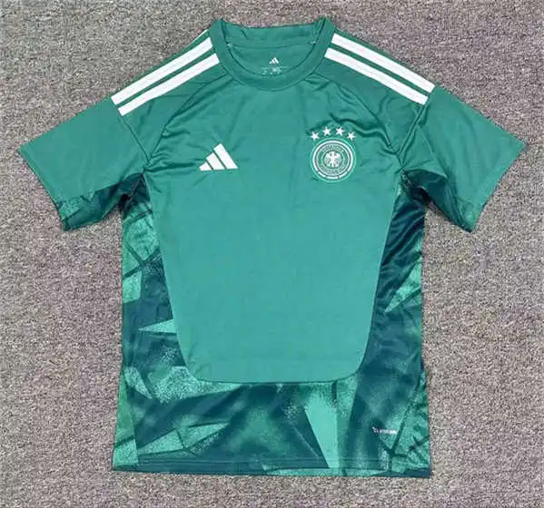 Germany National Team Blank 2026 FIFA World Cup Green Goalkeeper Soccer Jersey