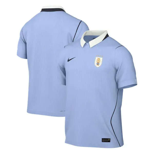 Mens Uruguay Soccer Blank Home Blue 2026 FIFA World Cup Team Jersey