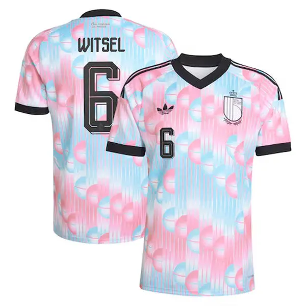 Men's Belgium National Team #6 Axel Witsel Blue Away 2026 FIFA World Cup Soccer Jersey Kit