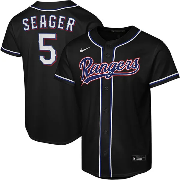 Mens Texas Rangers #5 Corey Seager 2026 Built For The Night Black Jersey