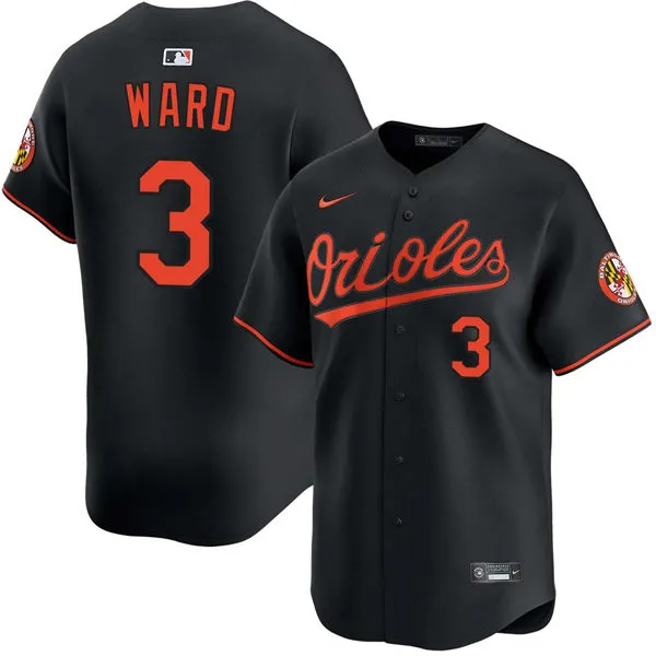 Mens Baltimore Orioles #3 Taylor Ward Nike Orange Alternate Limited Jersey