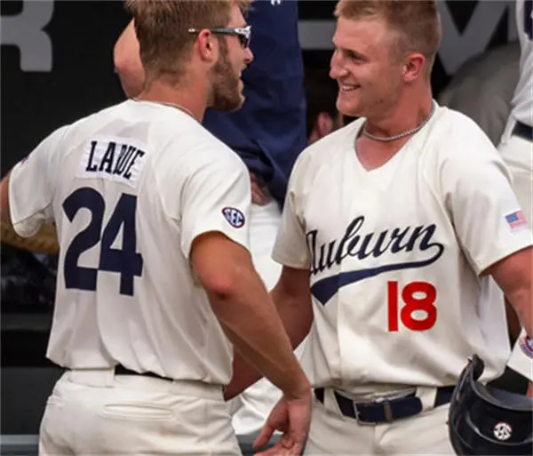 Auburn Tigers Custom 2026 Natural Retro Baseball Game Jersey