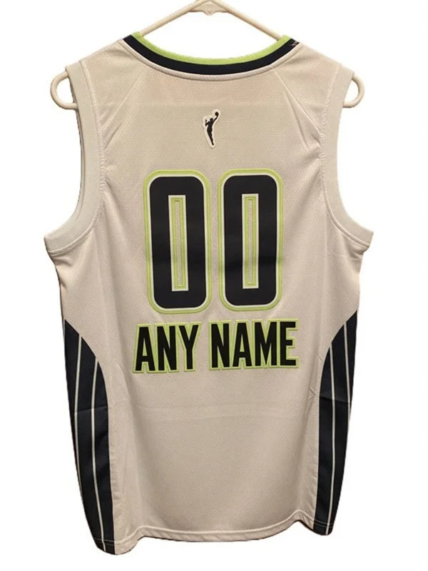 Dallas Wings Custom White Heroine Edition Personal Jersey