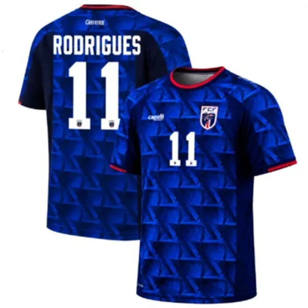 Mens Cape Verde National Team #11 Garry Rodrigues Home Blue 2026 FIFA World Cup Soccer Jersey