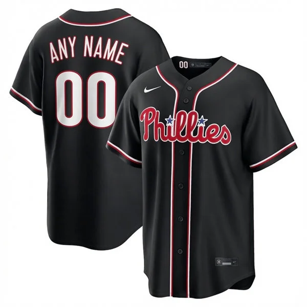 Philadelphia Phillies Custom 2026 Blackout Fashion Limited Jersey