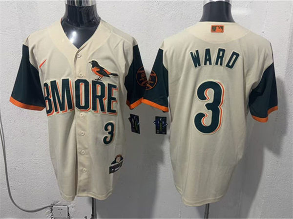 Youth Baltimore Orioles #3 Taylor Ward Nike Cream City Connect 2.0 Limited Jersey