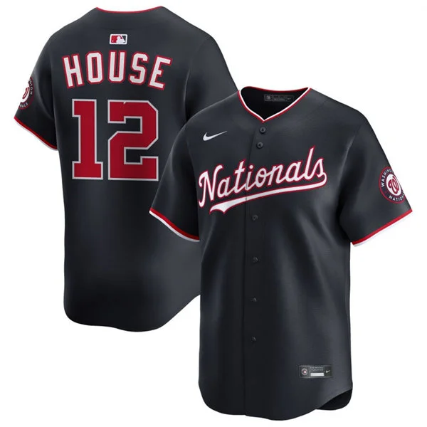 Men's Washington Nationals #12 Brady House Nike Navy Alternate Limited Jersey