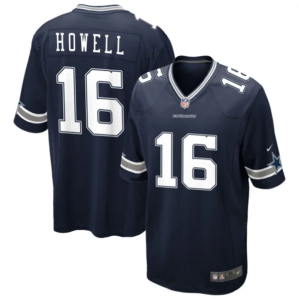 Mens Dallas Cowboys #16 Sam Howell Nike Navy Vapor F.U.S.E. Limited Jersey