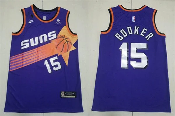 Youth Phoenix Suns #15 Devin Booker 2026-27 Nike Purple Classic Edition Swingman Jersey
