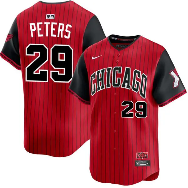 Mens Chicago White Sox #29 Tristan Peters Red City Connect 2.0 Limited Jersey