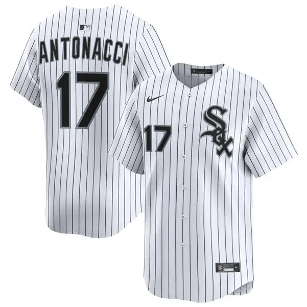 Mens Chicago White Sox #17 Sam Antonacci  Nike White Home Limited Jersey