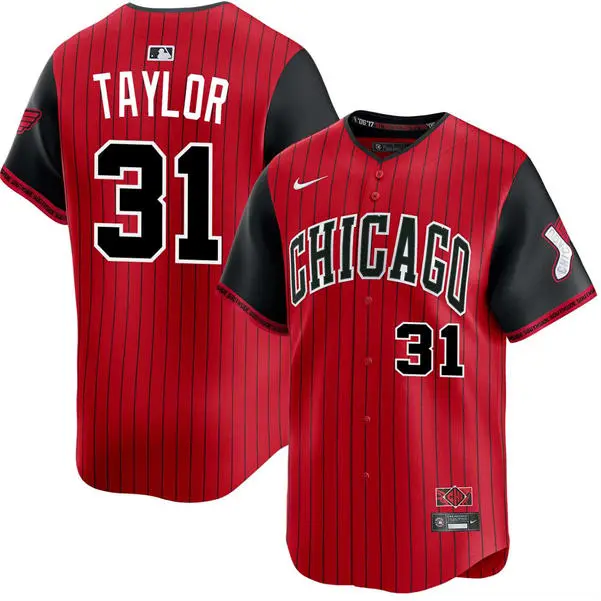 Mens Chicago White Sox #31 Grant Taylor Red City Connect 2.0 Limited Jersey