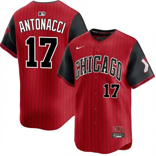 Mens Chicago White Sox #17 Sam Antonacci Red City Connect 2.0 Limited Jersey