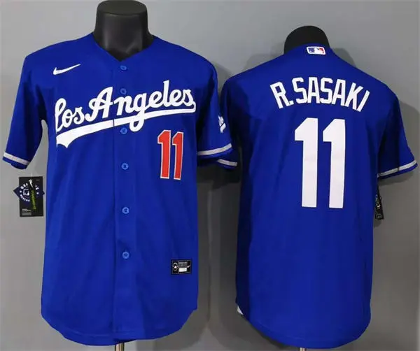 Mens Los Angeles Dodgers #11 Roki Sasaki Nike 2026 Royal Alternate 2nd Stadium Jersey