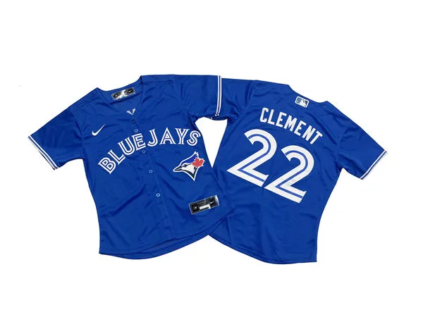 Women's Toronto Blue Jays #22 Ernie Clement Royal Alternate Limtied Jersey