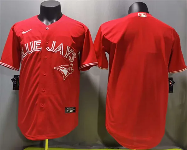 Mens Toronto Blue Jays Blank Nike Red Alternate Limited Jersey 