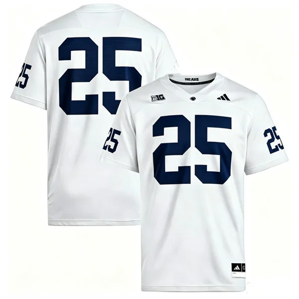 Penn State Nittany Lions #25 Quinton Martin Jr. 2026 Adidas White Football Game Jersey