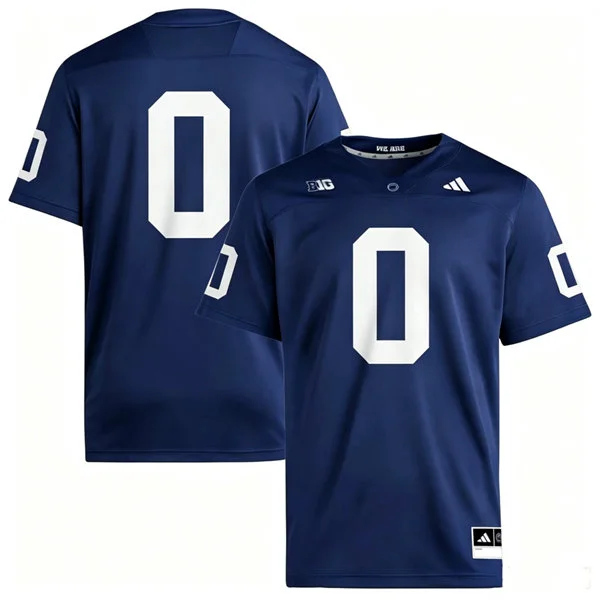 Penn State Nittany Lions #0 Chase Sowell 2026 Adidas Navy Football Game Jersey 