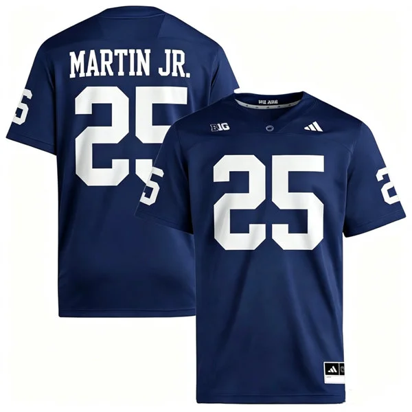 Penn State Nittany Lions #25 Quinton Martin Jr. 2026 Adidas Navy with Name Football Jersey 
